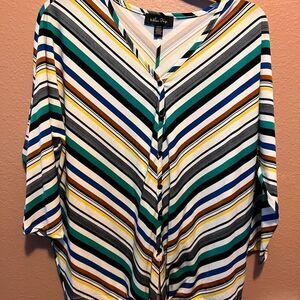 Melissa Paige striped blouse